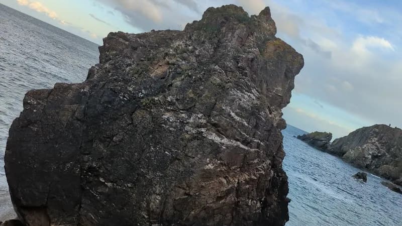 View of A Tiny Hidden Beach in Howth, D