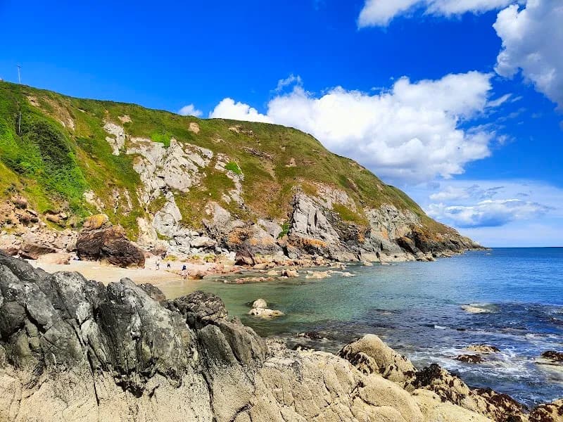 View of A Tiny Hidden Beach in Howth, D