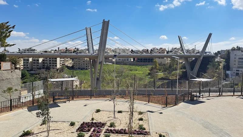 View of Abdoun Bridge in Abdoun, Amman