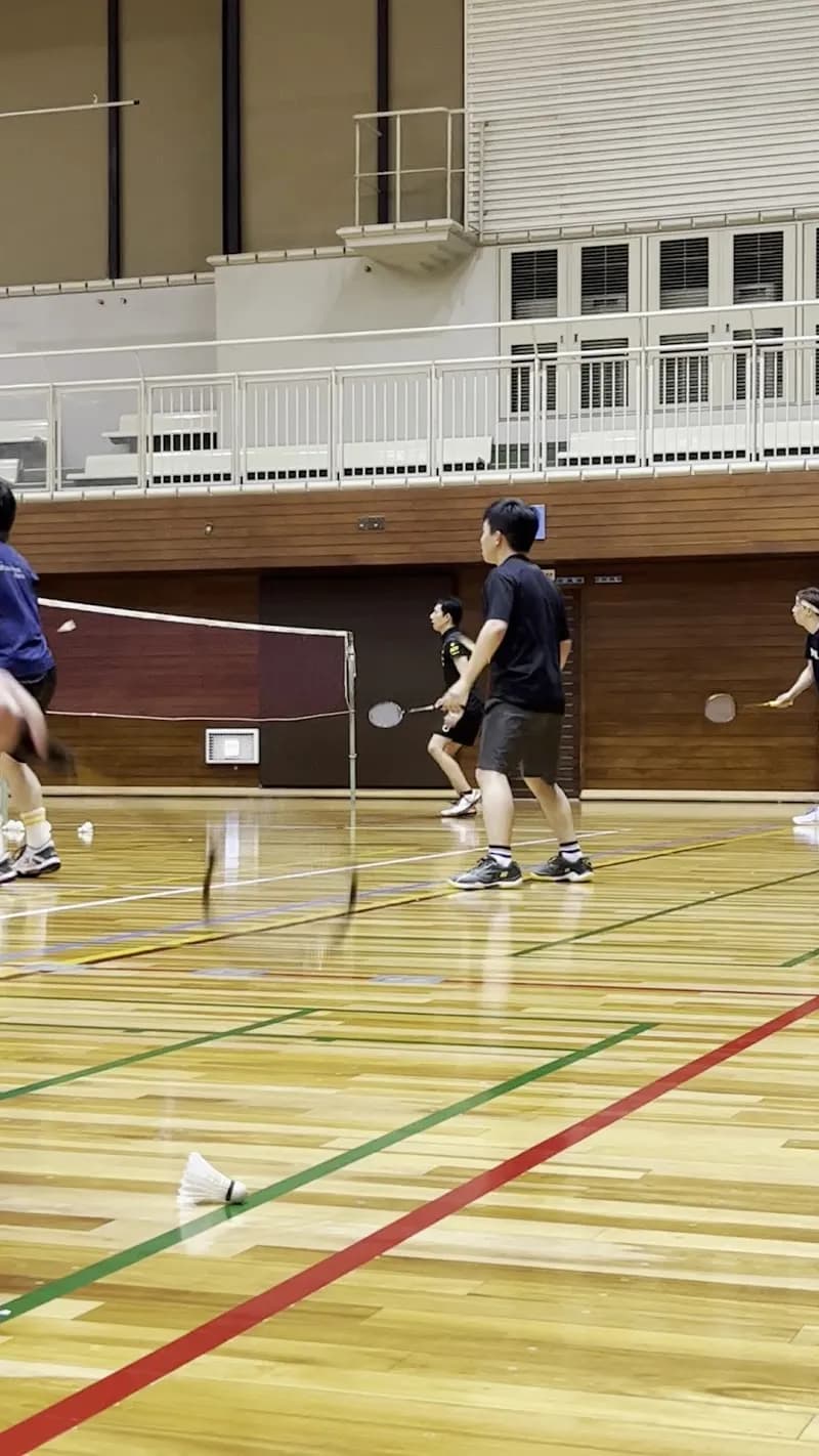 View of Abeno Sports Center in Shimamoto, Osaka