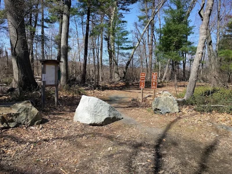 View of Aberjona Nature Trail in Winchester, MA