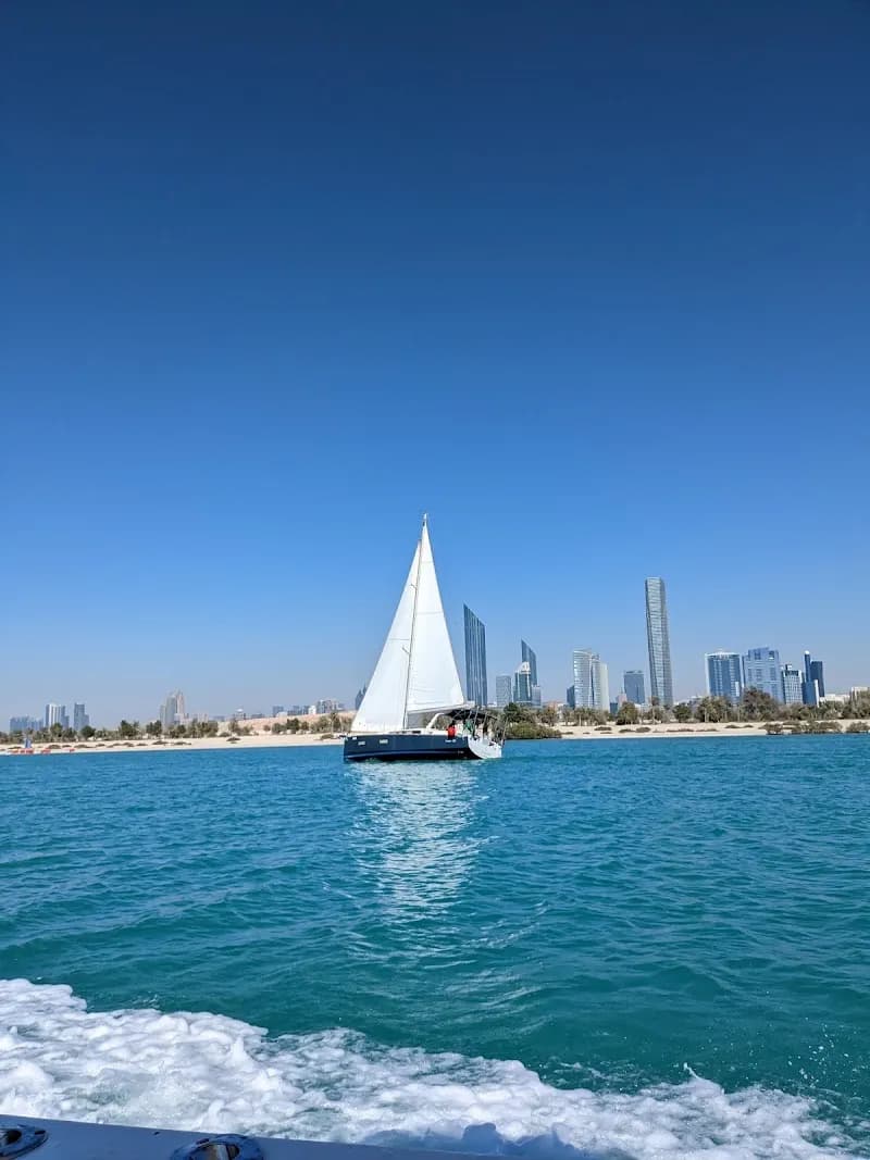 View of Abu Dhabi Marina Beach in Abu Dhabi Marina, Abu Dhabi