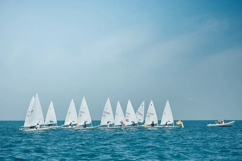 View of Abu Dhabi Marine Sports Club, Main office in Abu Dhabi Marina, Abu Dhabi