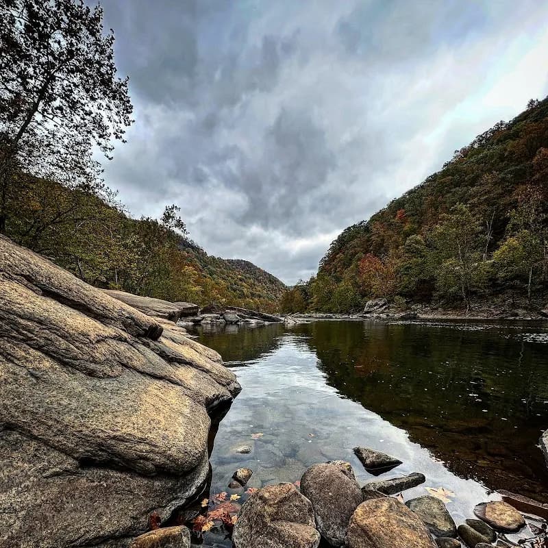 View of ACE Raft Lower New River Gorge take-out in Fayetteville, WV