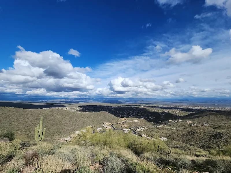 Adero Canyon Trailhead hiking area in Fountain Hills, AZ