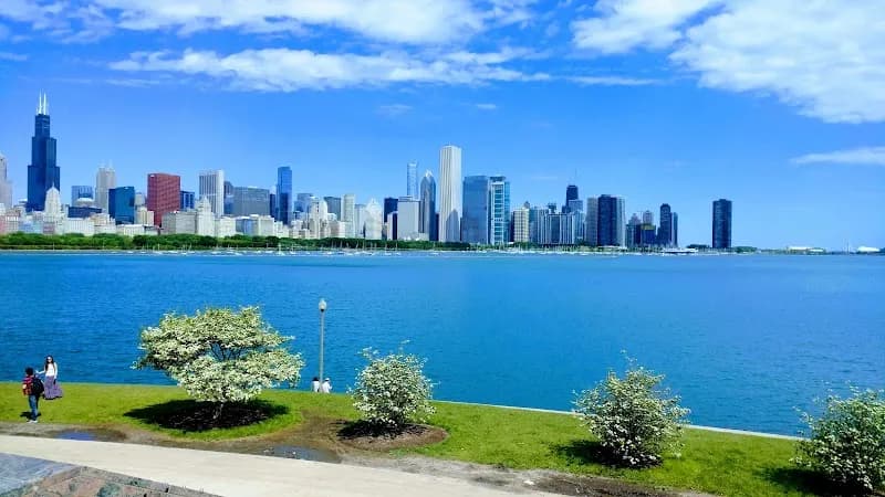 View of Adler Planetarium in Chicago, IL