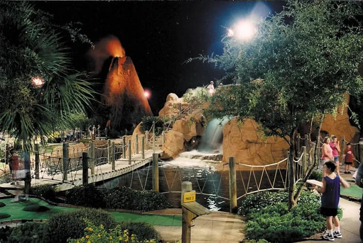 View of Adventure Island in Gulf Shores, AL