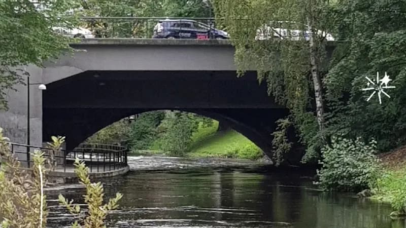 View of Akerselva in Oslo, OSL