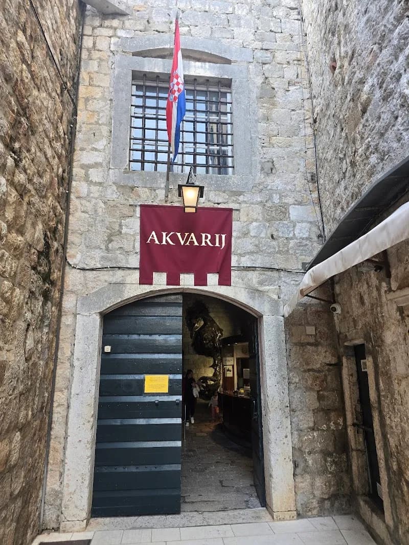 View of AKVARIJ Dubrovnik Aquarium in Dubrovnik, DN