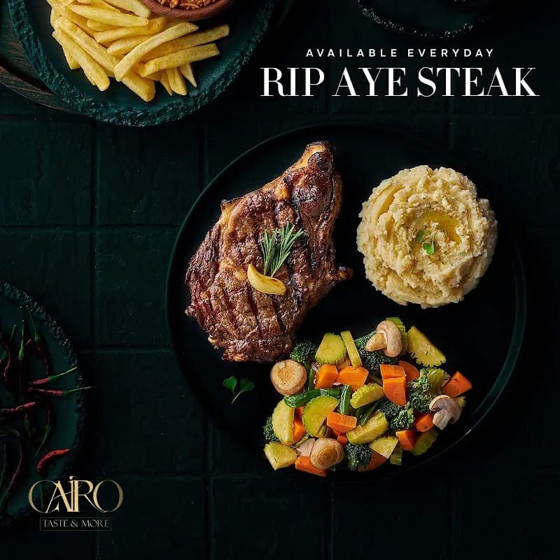 View of Al-Ahram Cafe in Sheikh Zayed City, Cairo