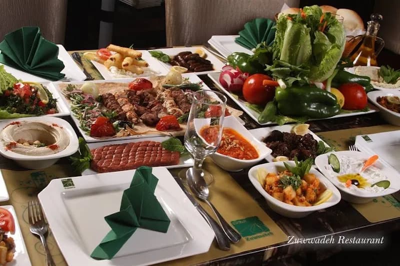 View of Al-Firdous Restaurant in Zarka, Amman