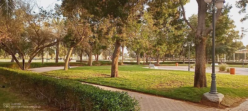 View of Al Foah Family Park in Al Ain, Abu Dhabi