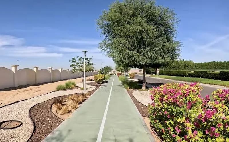 View of Al Forsan Cycling Track in Al Forsan Village, Abu Dhabi