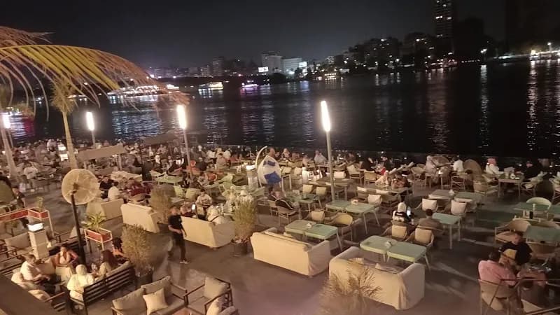View of Al-Manara Cafe in Manial, Cairo