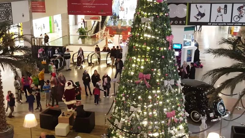 View of Al-Manara Mall Food Court in Shmeisani, Amman