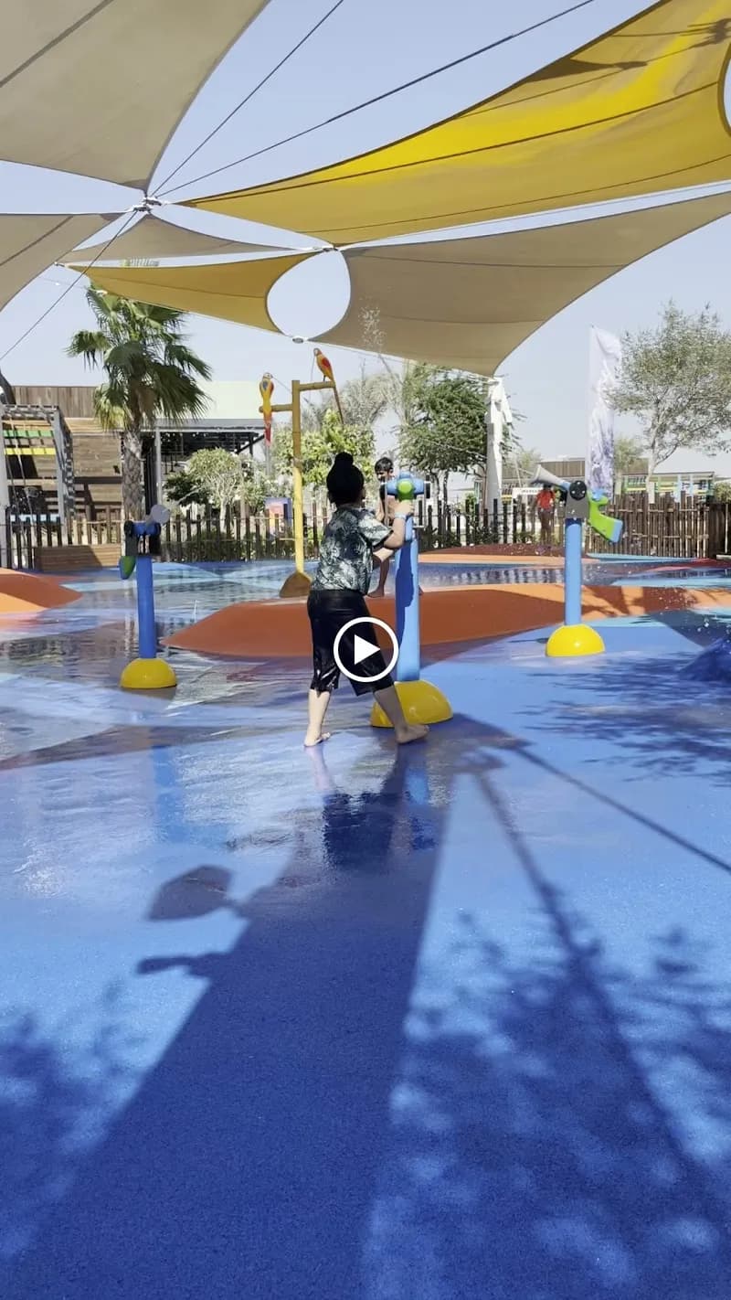 View of Al Raha Splash Pad in Al Raha Beach, Abu Dhabi