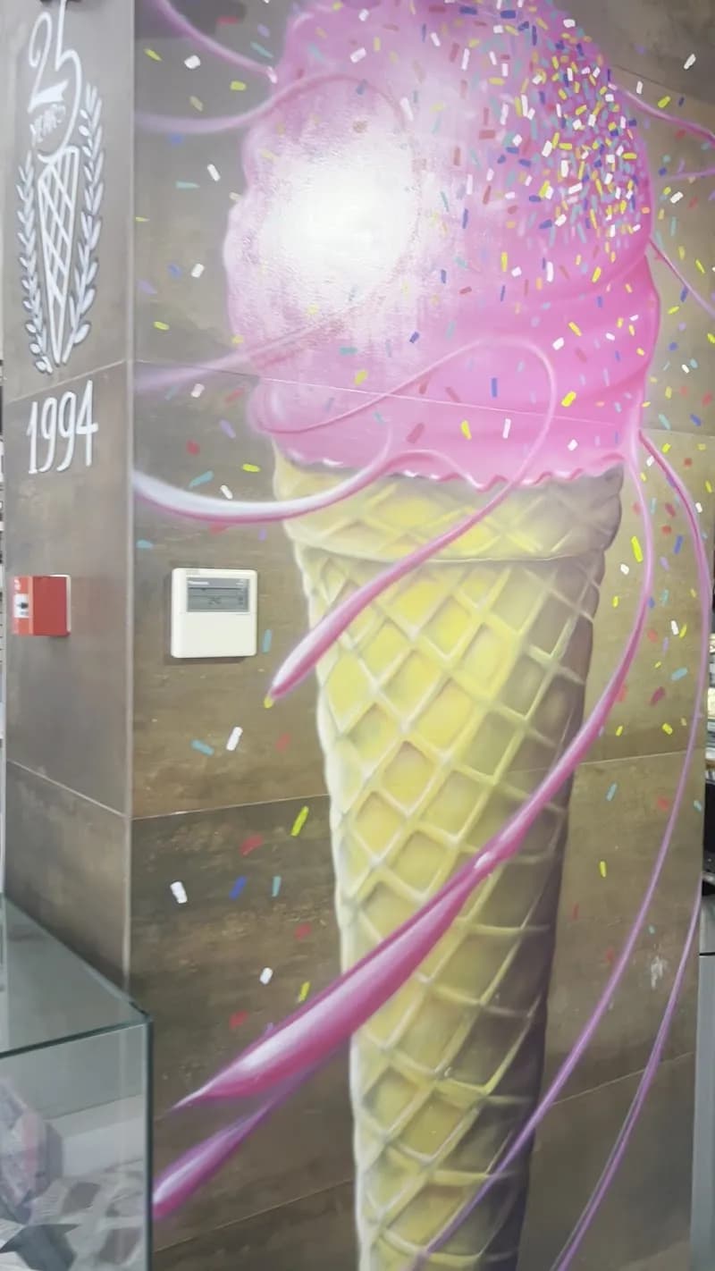 View of Al-Russeifa Ice Cream Parlor in Russeifa, Amman