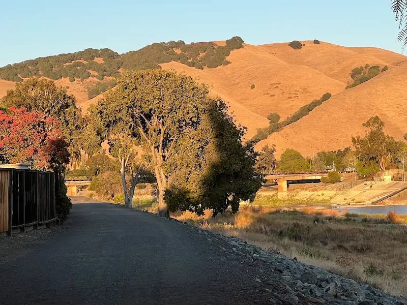Alameda Creek Trail route in Fremont, CA