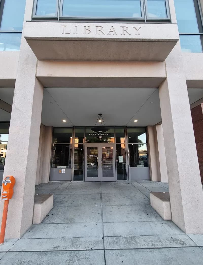 View of Alameda Free Library in Alameda, CA