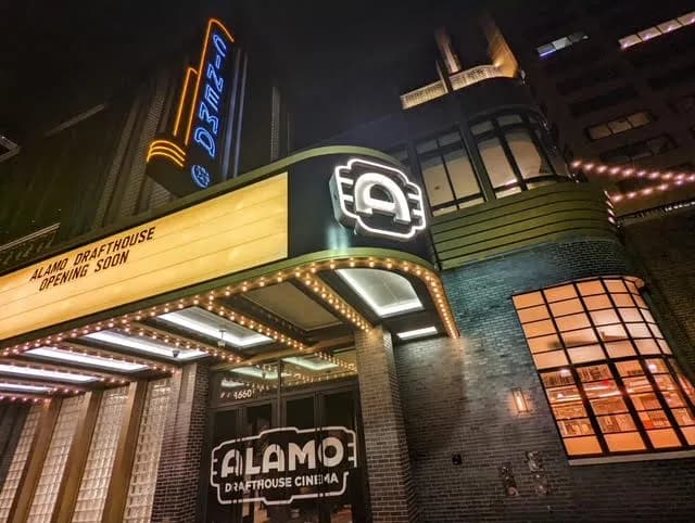 View of Alamo Drafthouse Cinema Crystal City in Arlington, TX
