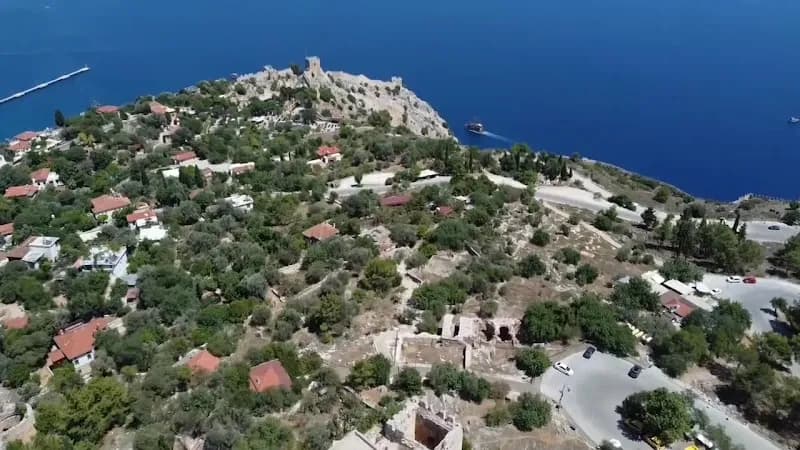 View of Alanya Castle (Alanya Kalesi) in Alanya, Antalya
