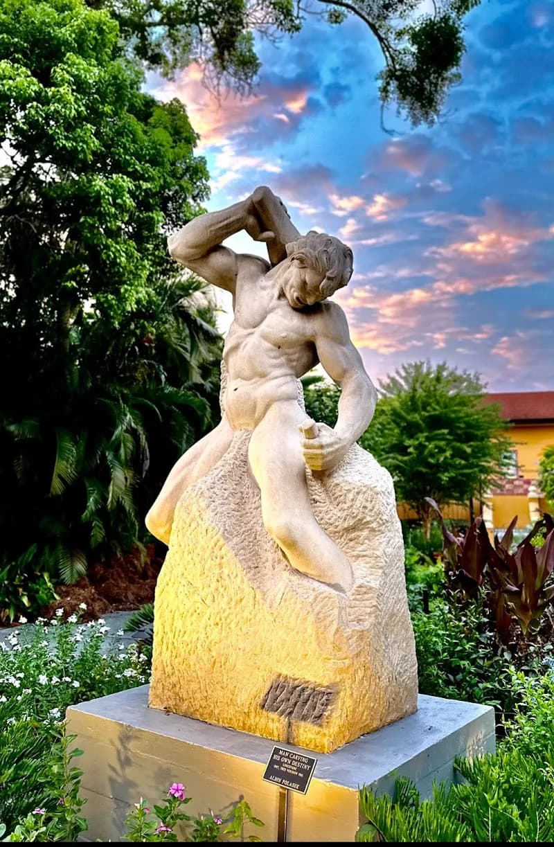 View of Albin Polasek Museum & Sculpture Gardens in Winter Park, FL