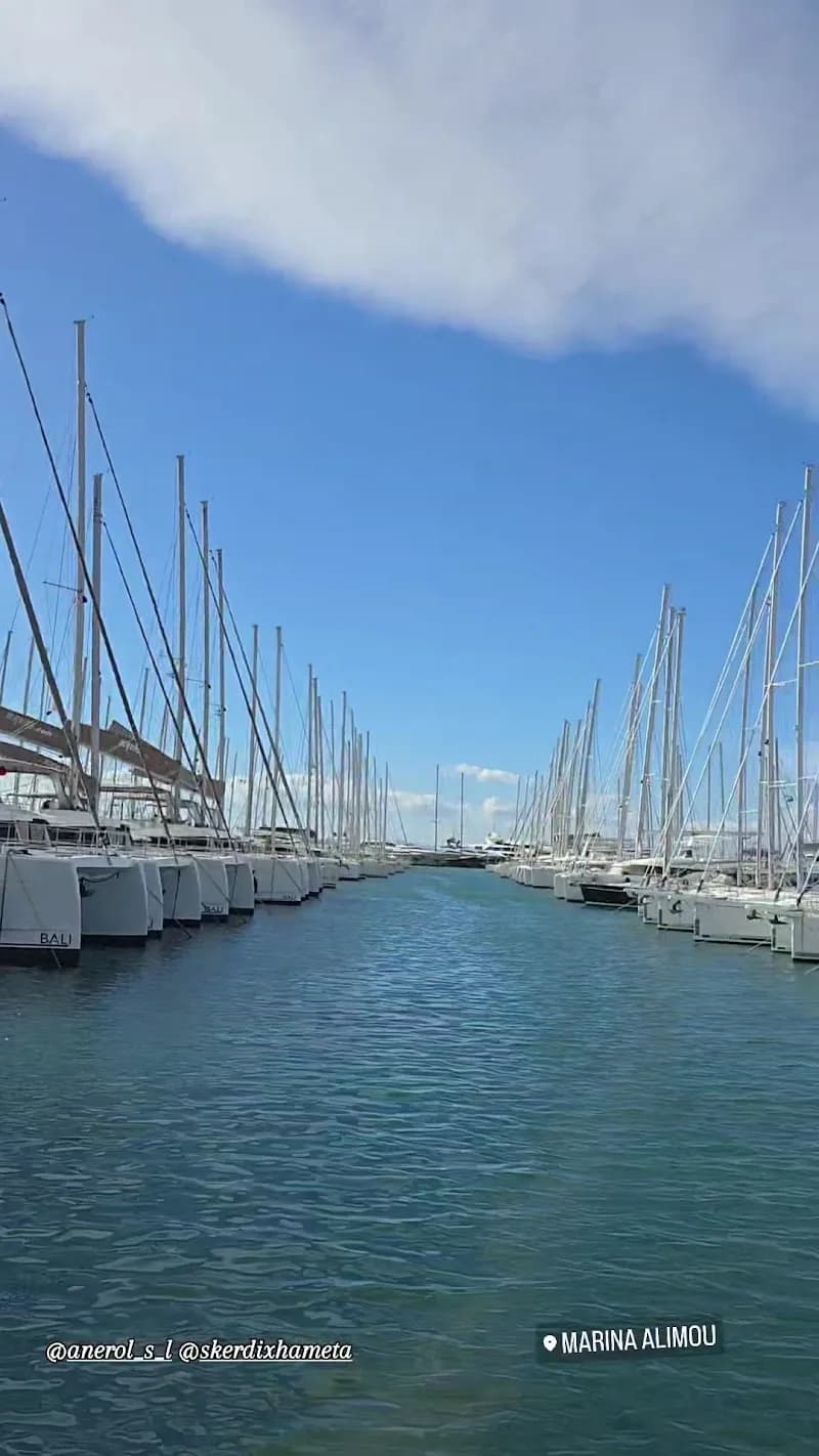 View of Alimos Marina in Alimos, AT