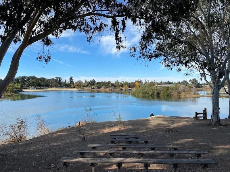 View of Almaden Lake Park in Almaden Valley, CA