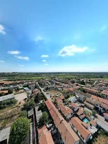 View of Alzaia del Naviglio Grande in Abbiategrasso, Lombardy