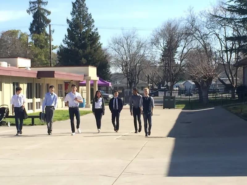 View of Amador Valley High School in Sunol, CA
