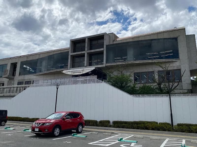 View of Amagasaki City Central Library in Amagasaki, Osaka