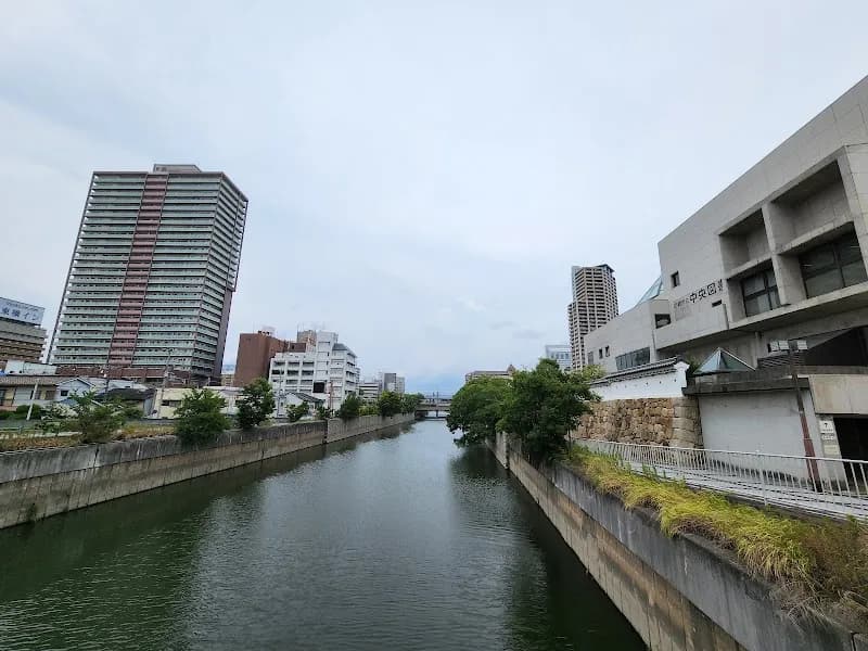 View of Amagasaki City Central Library in Amagasaki, Osaka