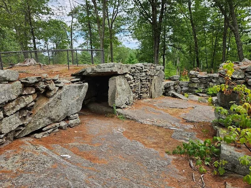 View of America's Stonehenge in Salem, NH