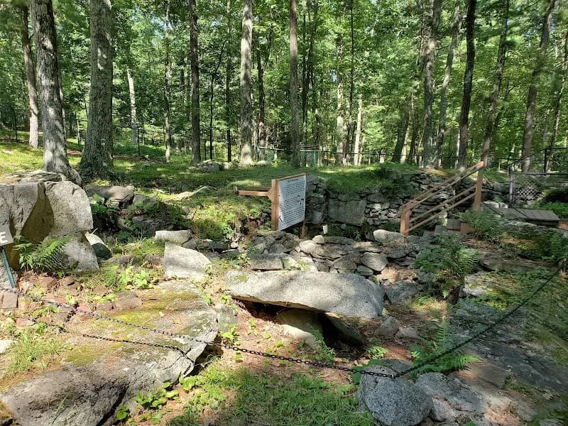 View of America's Stonehenge in Salem, NH