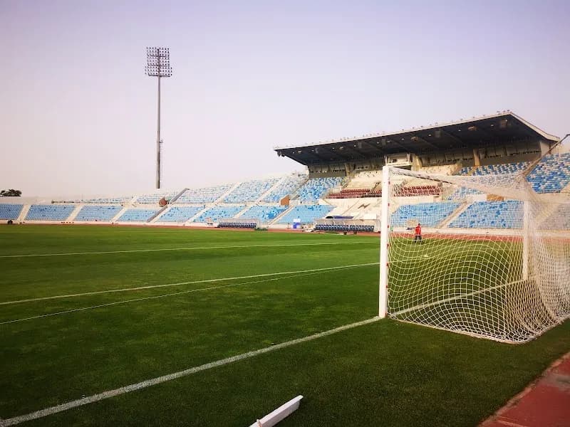 View of Amman International Stadium in Marka, Amman