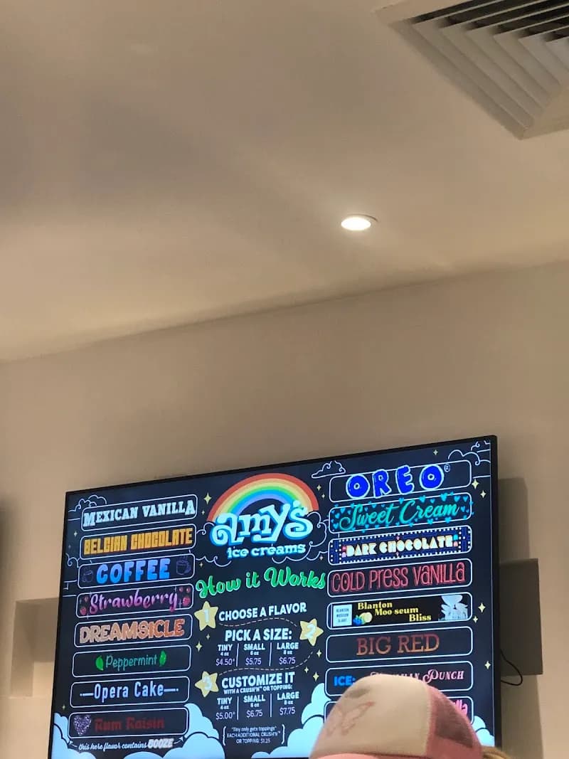 View of Amy's Ice Creams in Bee Cave, TX