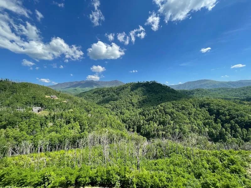 View of Anakeesta in Gatlinburg, TN