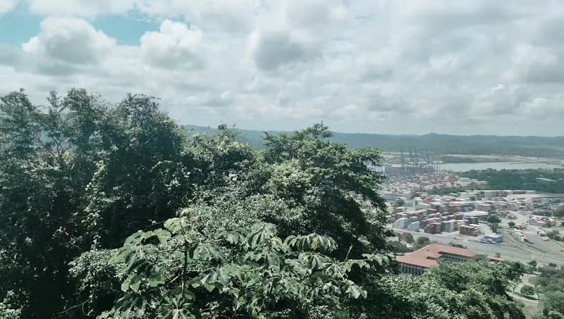 View of Ancon Hill in Panama City, PAN