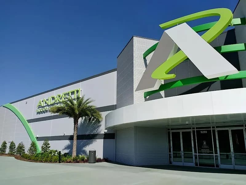 View of Andretti Indoor Karting & Games Orlando in Orlando, FL