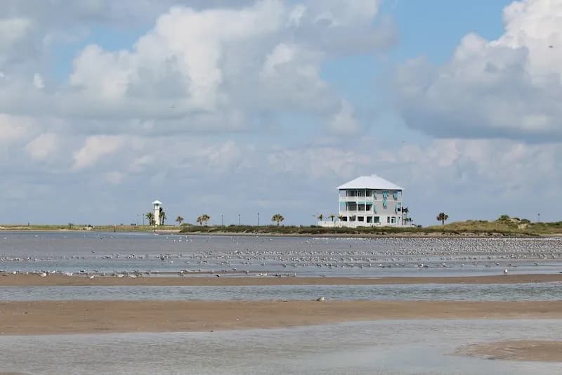 View of Andy Bowie County Park in South Padre Island, TX