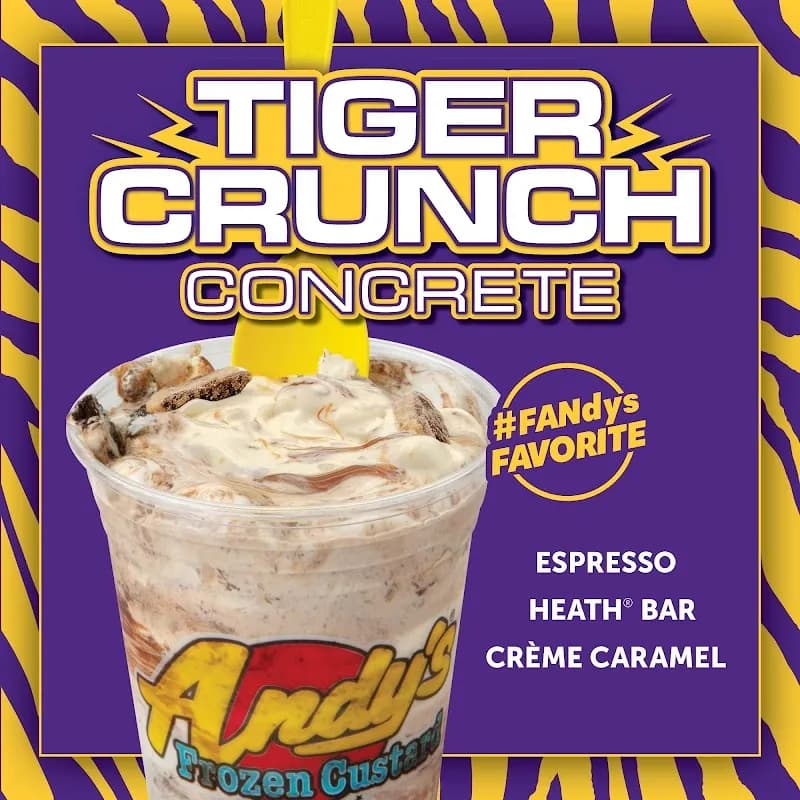 View of Andy's Frozen Custard in Central, LA