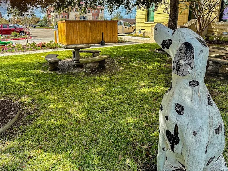 View of Angel Cradling Bunny in Galveston, TX