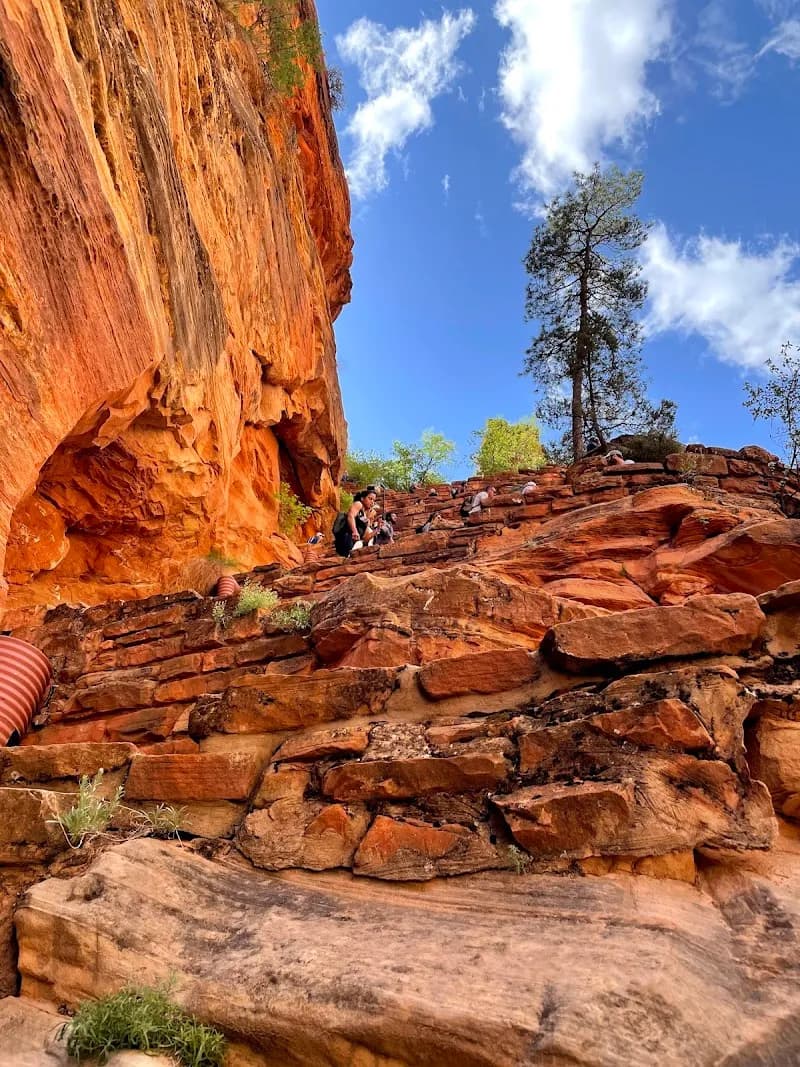 View of Angels Landing Trail in Springdale, UT