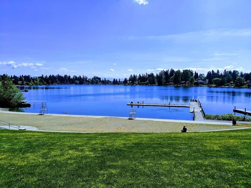 Angle Lake Park park in SeaTac, WA