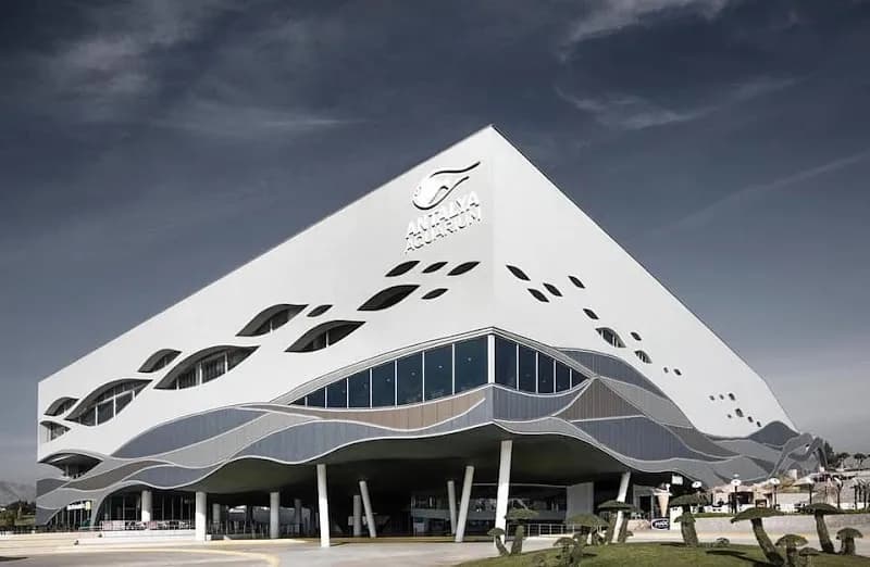 View of Antalya Aquarium in Konyaaltı, Antalya