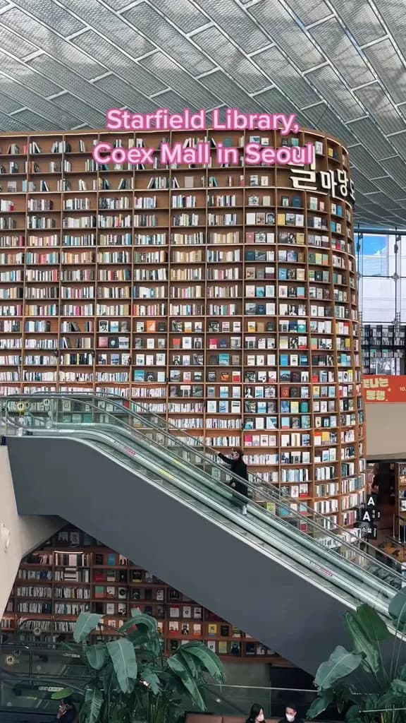 View of Apgujeong Public Library in Apgujeong, SE