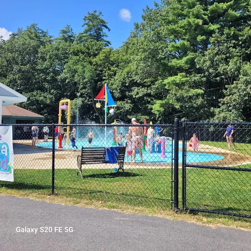 View of Aqua Land Splash Pad in Weare, NH