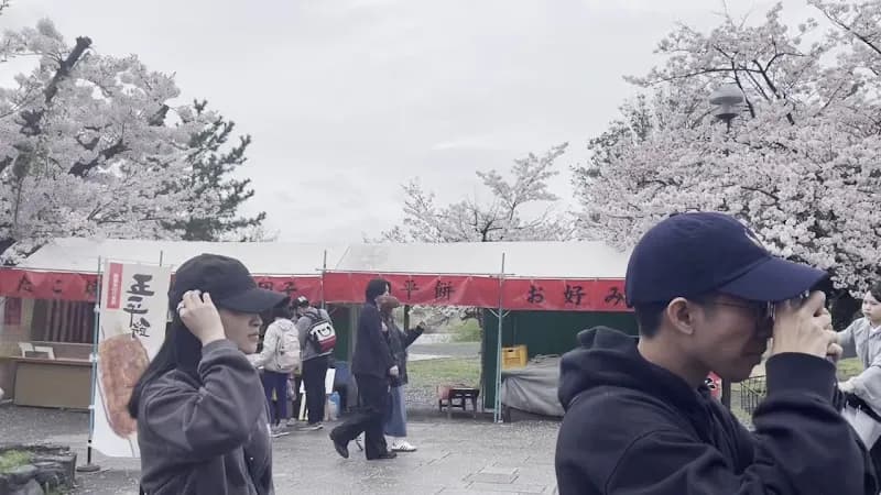 View of Arashiyama Park Nakanoshima Area in Sagatenryuji, KYO