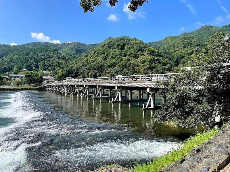 View of Arashiyama Park Nakanoshima Area in Sagatenryuji, KYO