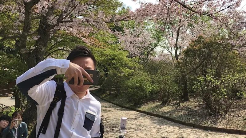View of Arashiyama Park (Sagaogurayama Park) in Arashiyama, KYO